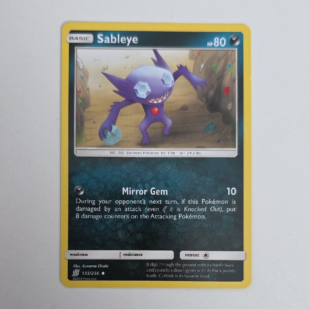 Pokemon Sableye Card